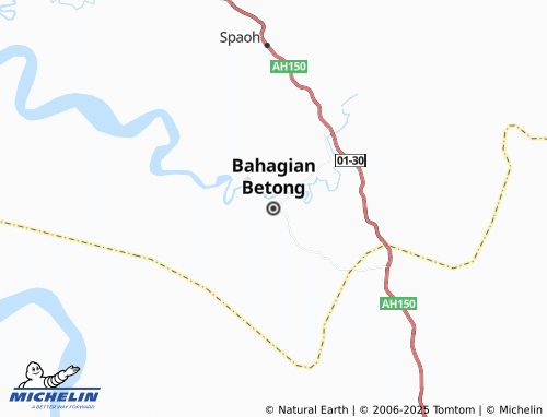 Carte MICHELIN Bahagian Betong - ViaMichelin