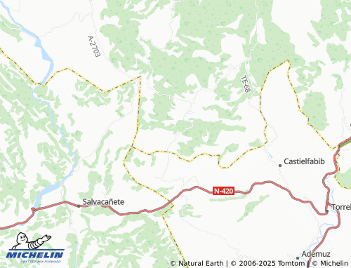 Mappa MICHELIN Veguillas de la Sierra - ViaMichelin