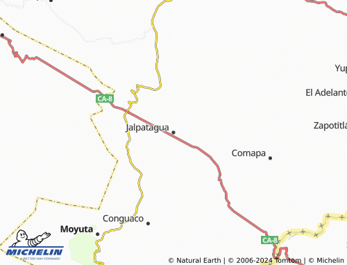 Mapa MICHELIN Jalpatagua - ViaMichelin