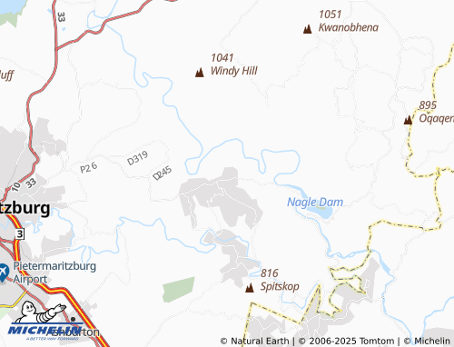 MICHELIN Maqomgoo map - ViaMichelin