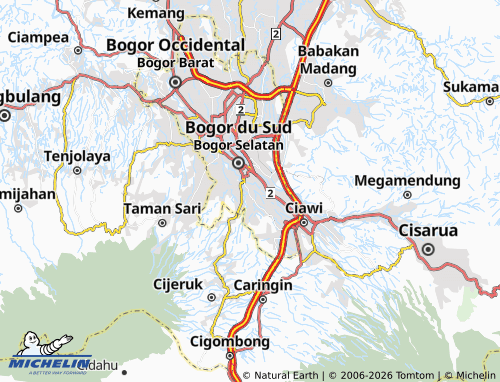 MICHELIN Cipaku map - ViaMichelin
