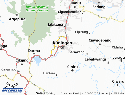 MICHELIN-Landkarte Kuningan - ViaMichelin