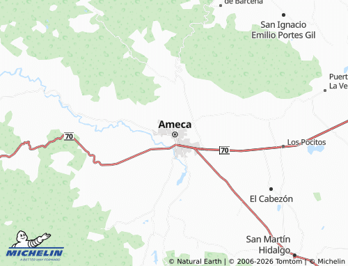 Mapa MICHELIN Centro - ViaMichelin