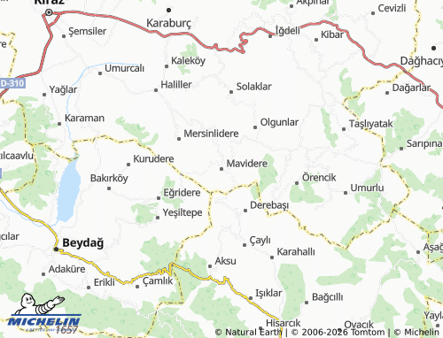 MICHELIN Mavidere map - ViaMichelin
