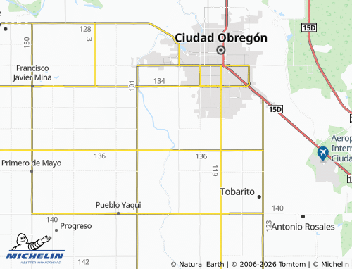 Mapa MICHELIN Guadalupe Victoria - ViaMichelin