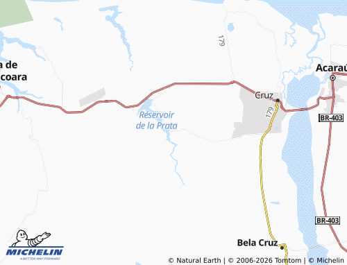 Mapa MICHELIN Prata - ViaMichelin