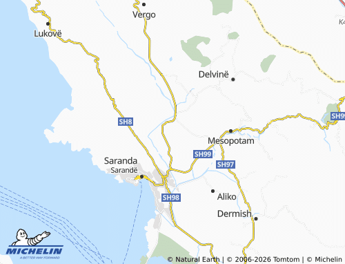 MICHELIN-Landkarte Karahaxhë - ViaMichelin