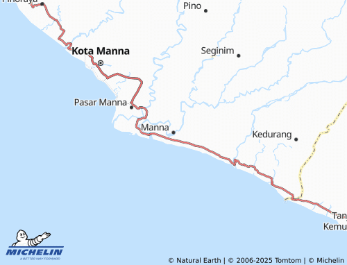MICHELIN Manna map - ViaMichelin
