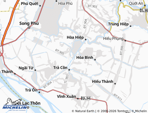 Mappa MICHELIN Tam Bình - ViaMichelin