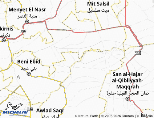 Mapa MICHELIN al-Haddadah - ViaMichelin