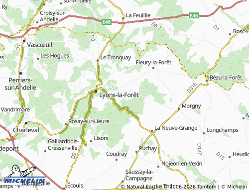 MICHELIN La Bouvetière map - ViaMichelin