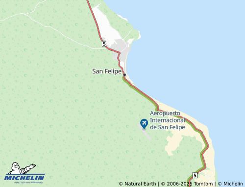 MICHELIN Poblado Las Minitas map - ViaMichelin