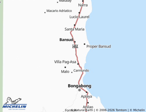 MICHELIN Rosacara map - ViaMichelin