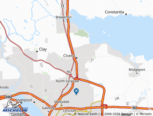 Mapa MICHELIN Cicero - ViaMichelin