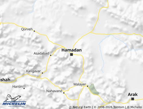 Mappa MICHELIN Hamadan - ViaMichelin