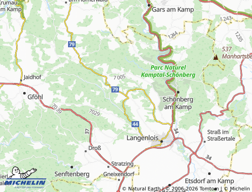 MICHELIN Schiltern bei Langenlois map - ViaMichelin