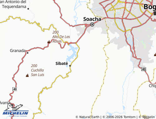 Mapa MICHELIN San Benito - ViaMichelin
