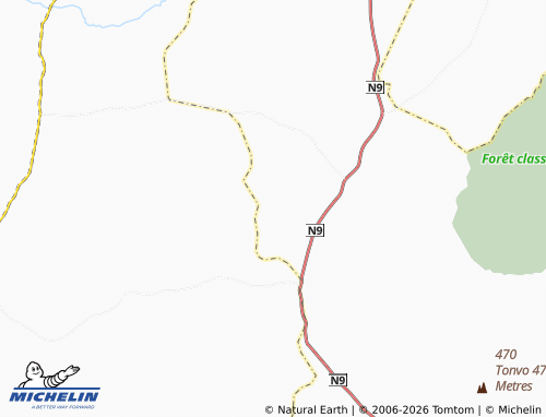 MICHELIN Koreba map - ViaMichelin
