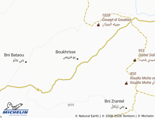 Mappa MICHELIN Boukhrees - ViaMichelin