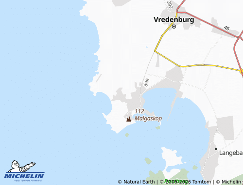 MICHELIN-Landkarte Middelpos - ViaMichelin