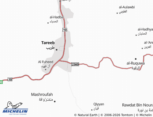 MICHELIN-Landkarte al-Malik Fahd - ViaMichelin
