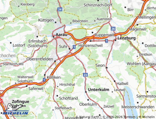 Mappa MICHELIN Gränichen - ViaMichelin