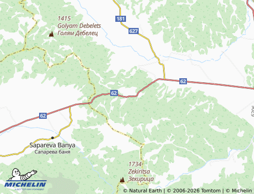Mappa MICHELIN Klisura - ViaMichelin