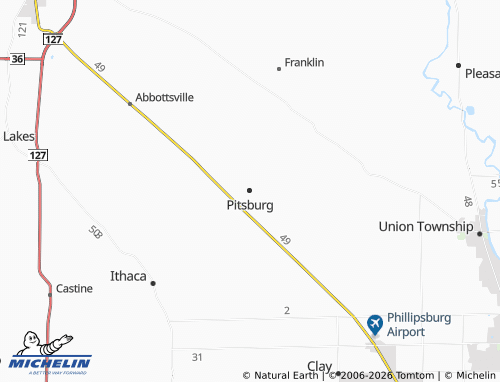 Mappa MICHELIN Pitsburg - ViaMichelin