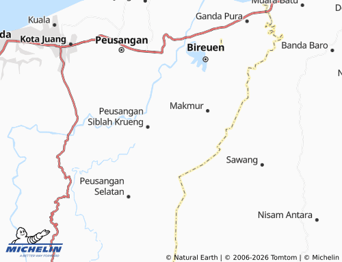 Mapa MICHELIN Paloh Mampree - ViaMichelin