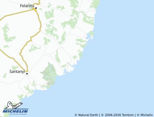 Mapa MICHELIN Cala Ferrara - ViaMichelin