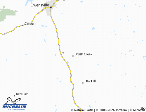 Mapa MICHELIN Brush Creek - ViaMichelin
