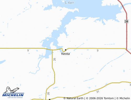 Carte MICHELIN Keota - ViaMichelin