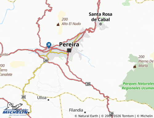 Carte MICHELIN Cerro Cancele - ViaMichelin