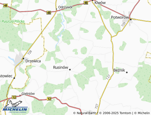 MICHELIN Gałki map - ViaMichelin