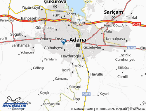MICHELIN Bey map - ViaMichelin