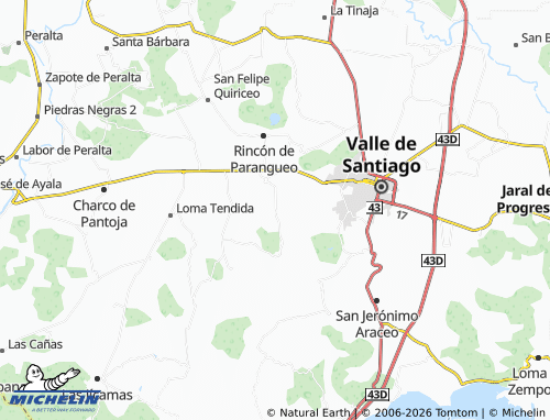 Mapa MICHELIN Zapotillo de Mogotes - ViaMichelin