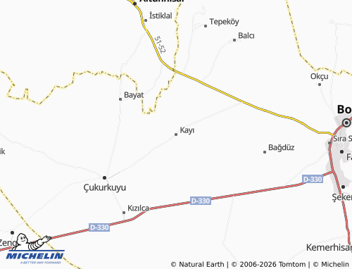 Mappa MICHELIN Kayı - ViaMichelin