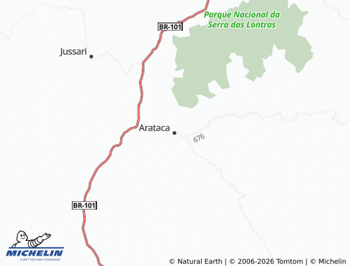 Carte MICHELIN Arataca - ViaMichelin