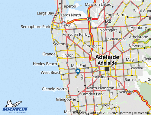 MICHELIN Findon map - ViaMichelin