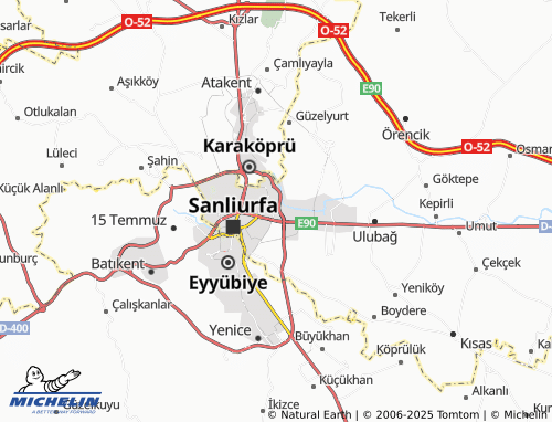 MICHELIN Veysel Karani map - ViaMichelin