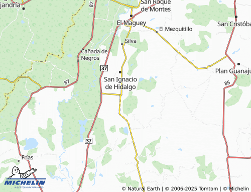 MICHELIN Peñuelas map - ViaMichelin