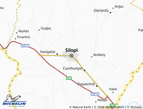 MICHELIN Yeşiltepe map - ViaMichelin