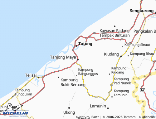 Mapa MICHELIN Tanjong Maya - ViaMichelin