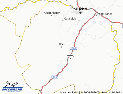 Mappa MICHELIN Aksu - ViaMichelin