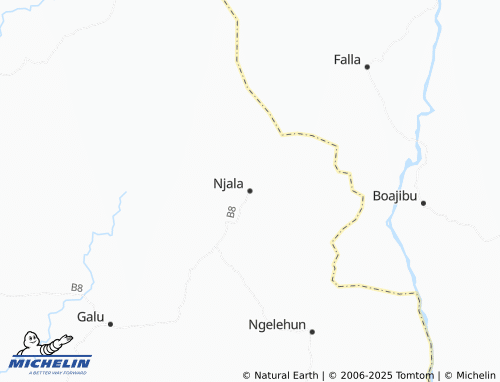 MICHELIN-Landkarte Njala - ViaMichelin