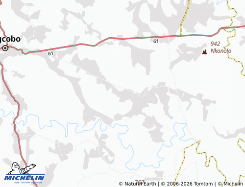 MICHELIN-Landkarte Upper Ngqokotho - ViaMichelin