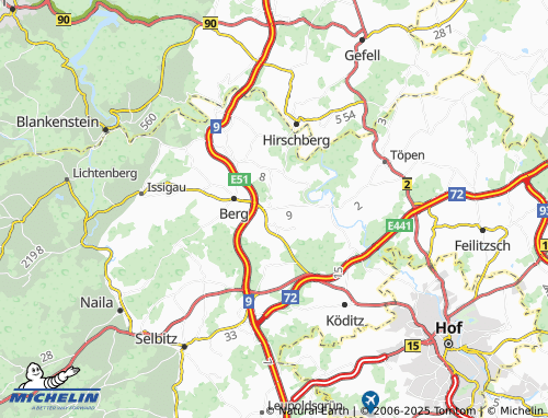 MICHELIN Bug map - ViaMichelin