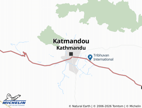 Kaart MICHELIN Kathmandu - ViaMichelin