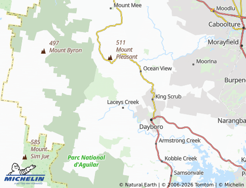 Mapa MICHELIN Mount Pleasant - ViaMichelin