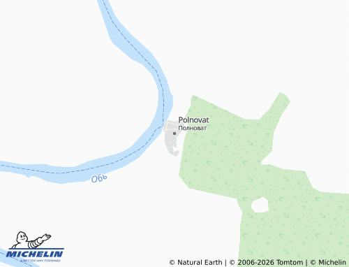 MICHELIN-Landkarte Polnovat - ViaMichelin